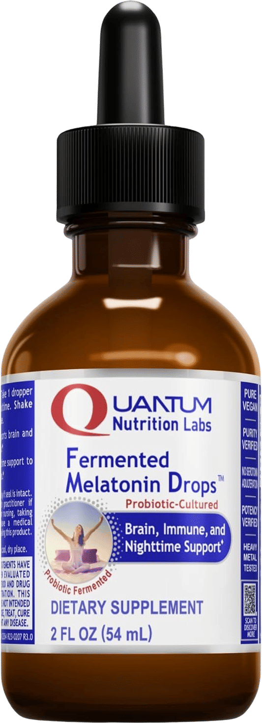 Liquid fermented melatonin
