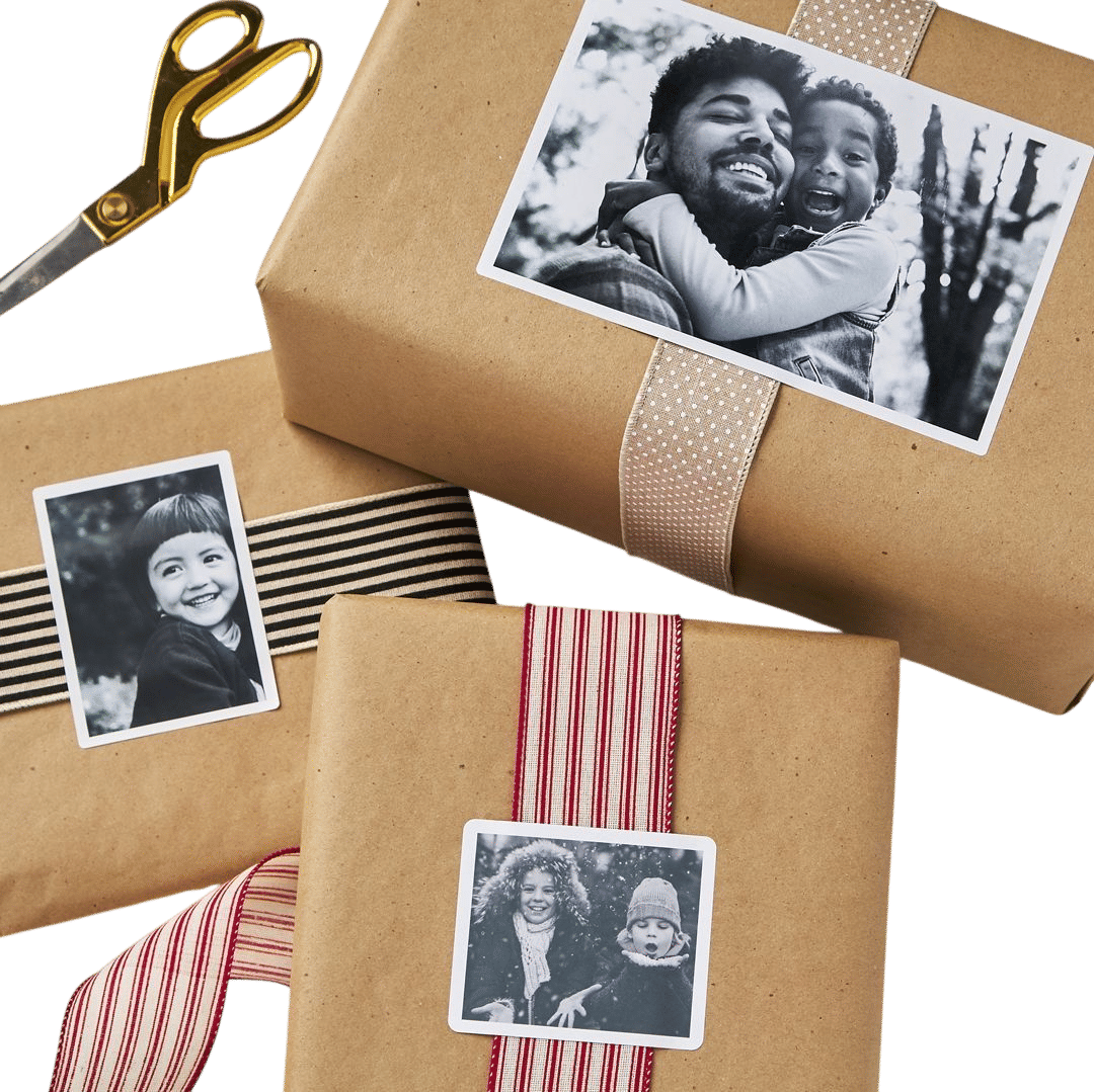 Wrap gifts in kraft paper