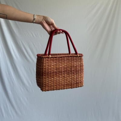Crochet Basket Bag