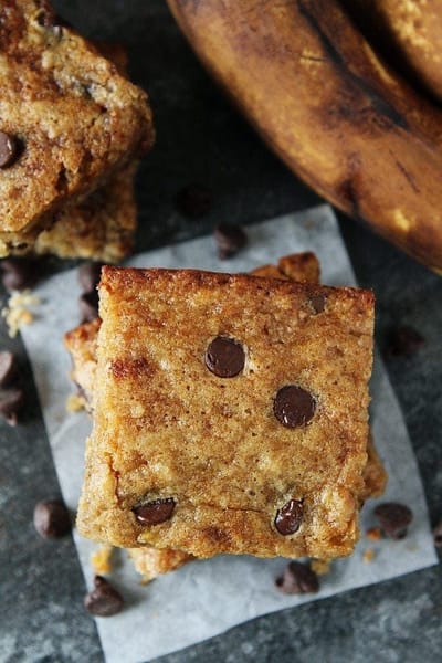 Banana Chocolate Chip Bars Recipe