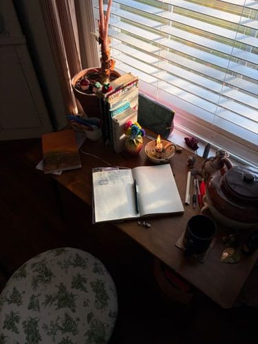 create a specific space in your home for creating