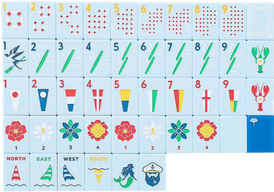 Charleston Mahjong Club Tile Set