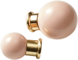 MG&Co. Pink Brass Knob