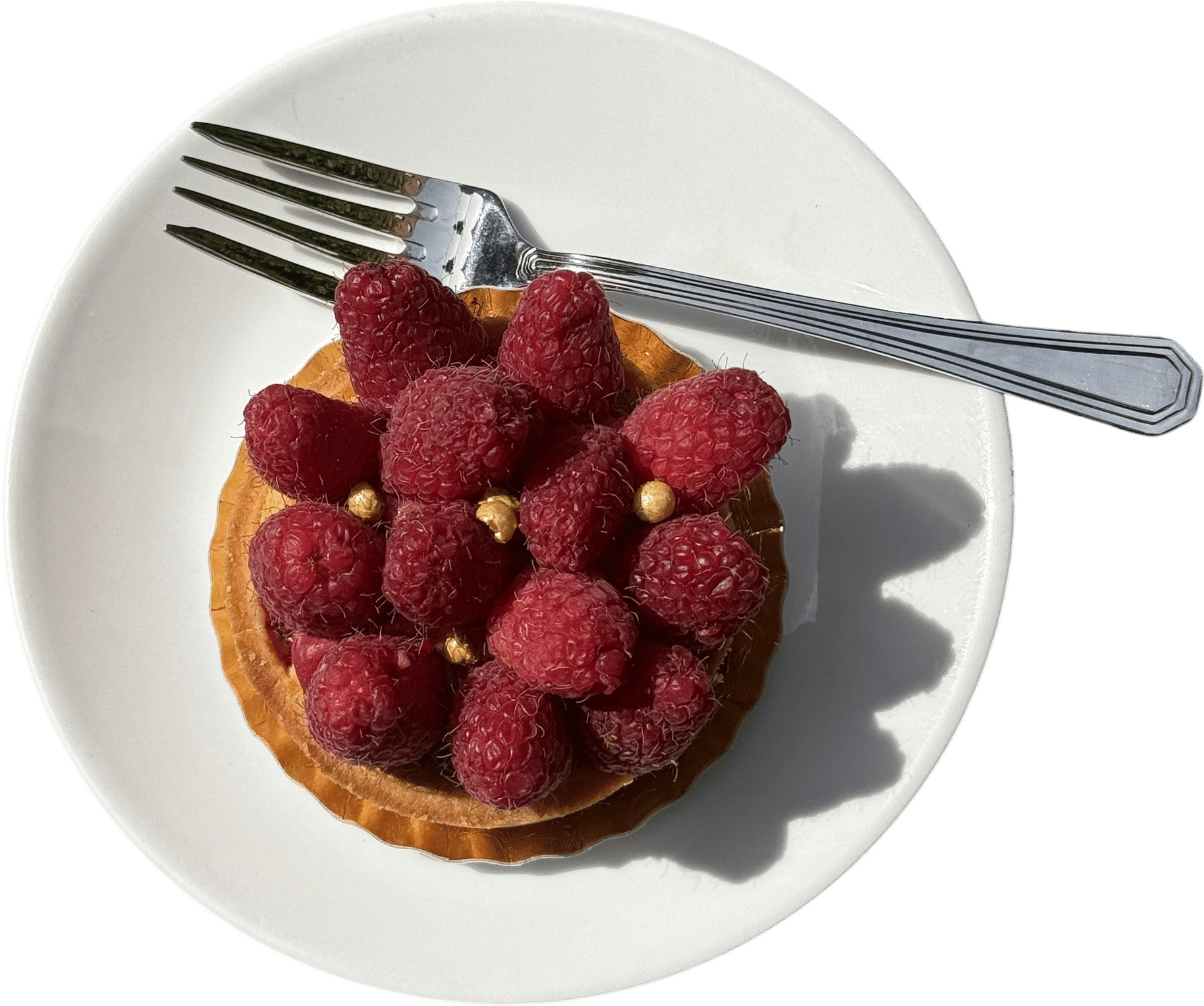 Raspberry Tart at Charlotte Pâtisserie