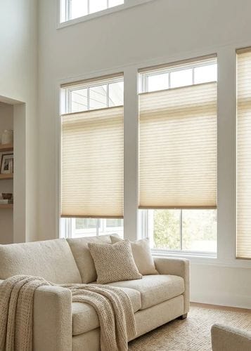 blinds that come down from the top