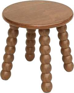 Solid wood step stool