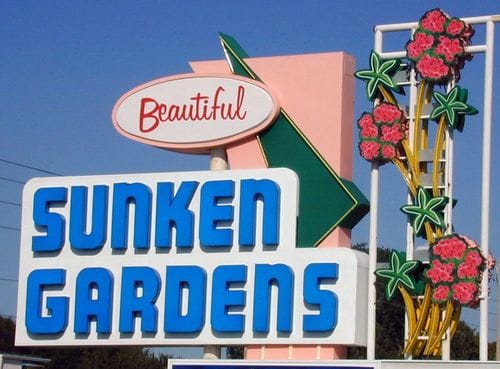 sunken gardens