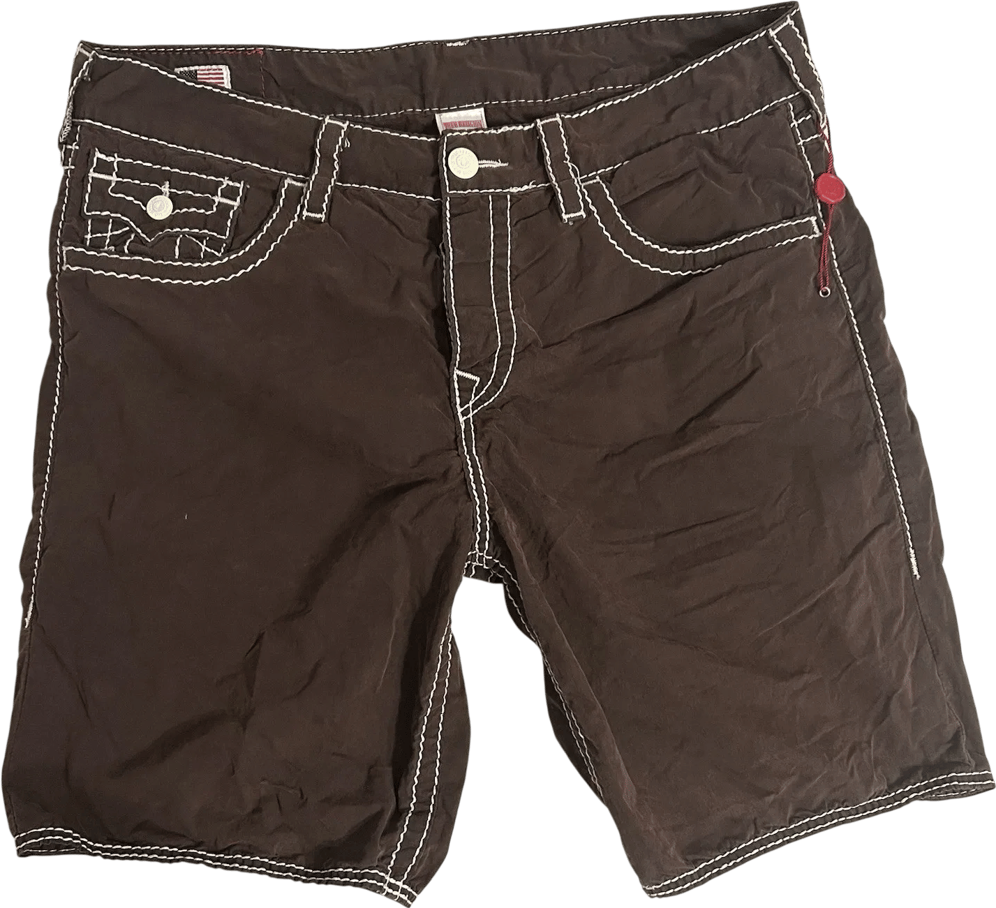 Vintage True Religion Brown Board Shorts
