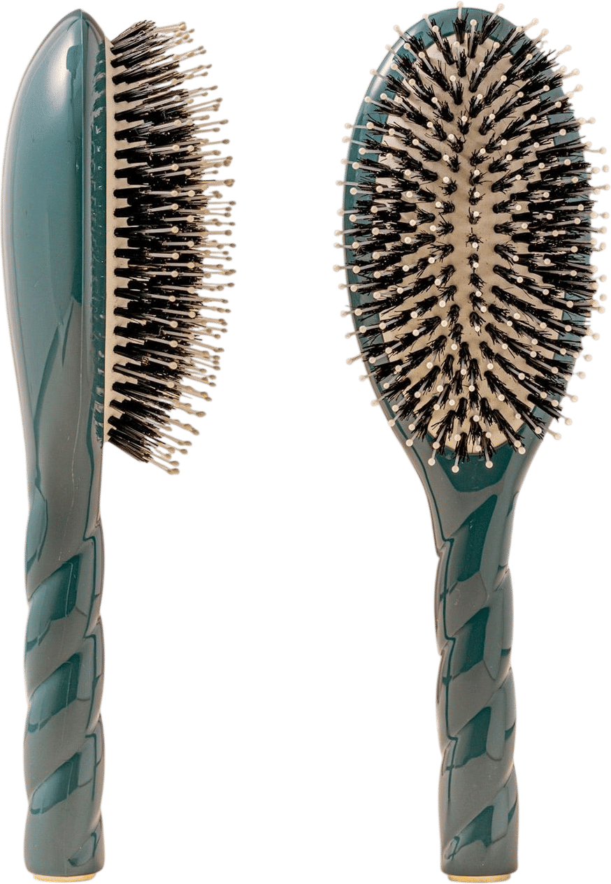 La Bonne Brosse Blue Soft Boar & Nylon Bristle Hairbrush