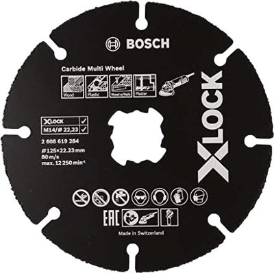 Bosch Professional 2608619284 X-Lock Carbide Multi Wheel Cutting Disc