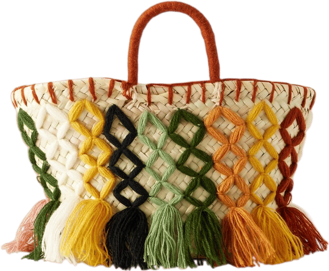 Cap d'Antibes Panier Raffia Tote