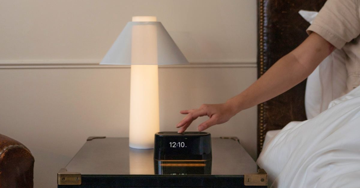 Having a loftie light on your bedside table
