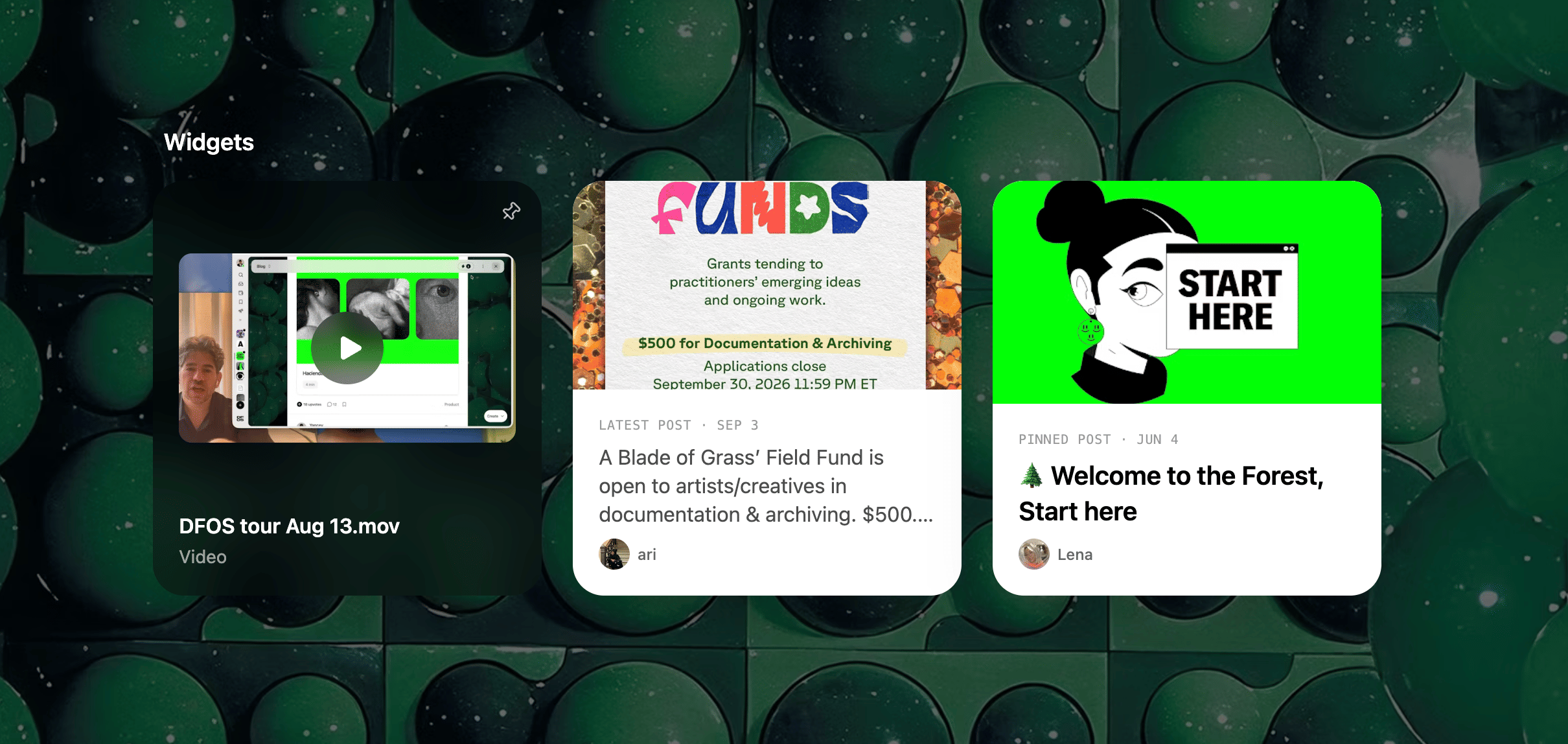 Dark Forest OS