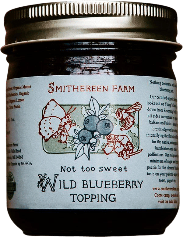 "Not too sweet" Organic Wild Blueberry Topping