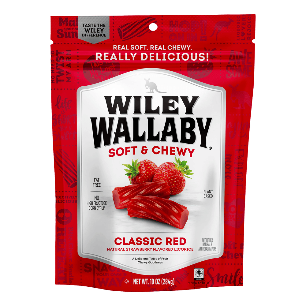 Wiley Wallaby Classic Red Licorice