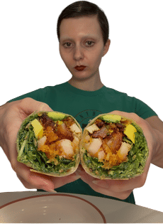 Green Goddess Chicken Tender Wrap
