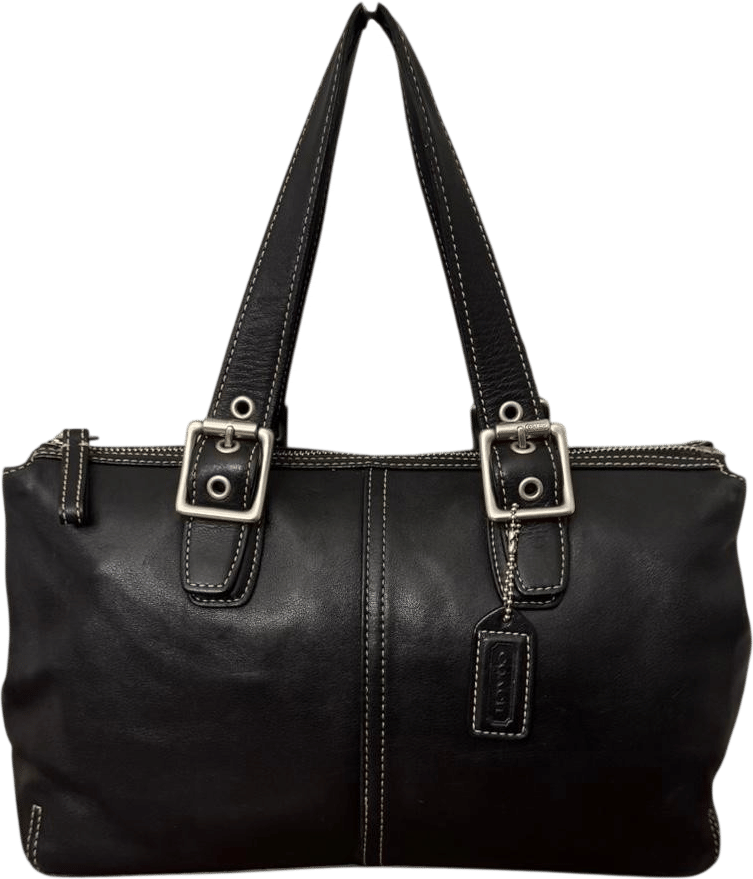 Coach MEDIUM 9554 Vintage Black Y2K Soho Hampton...