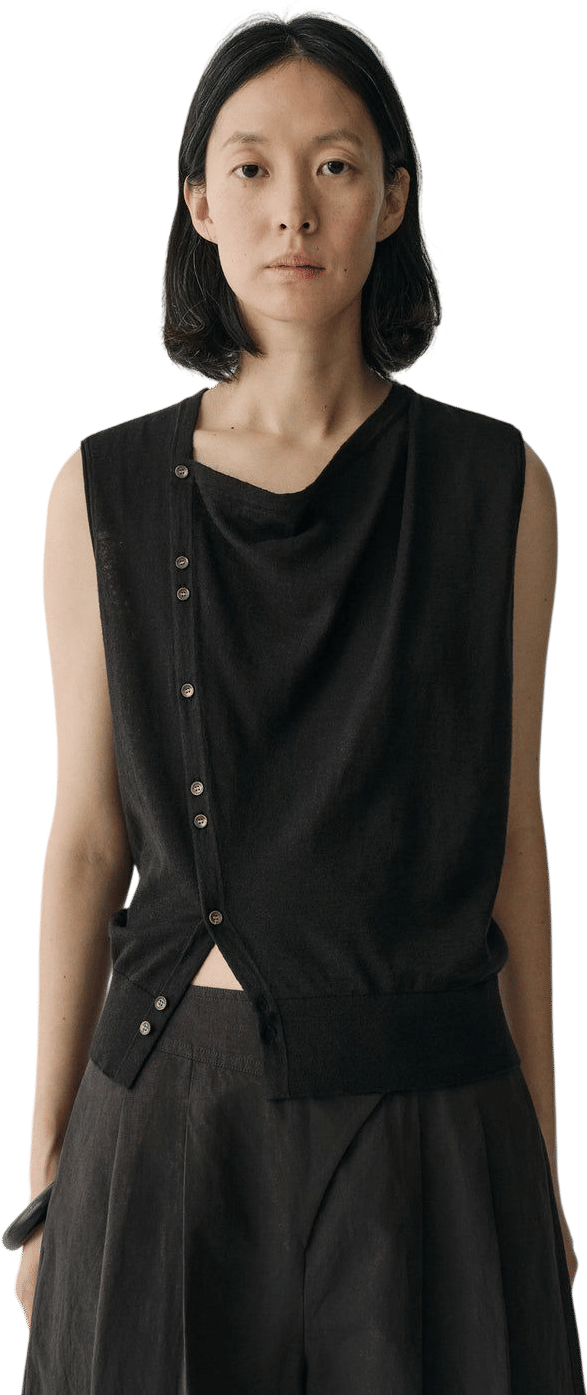 INSIS Sleeveless Hemp-cotton Top