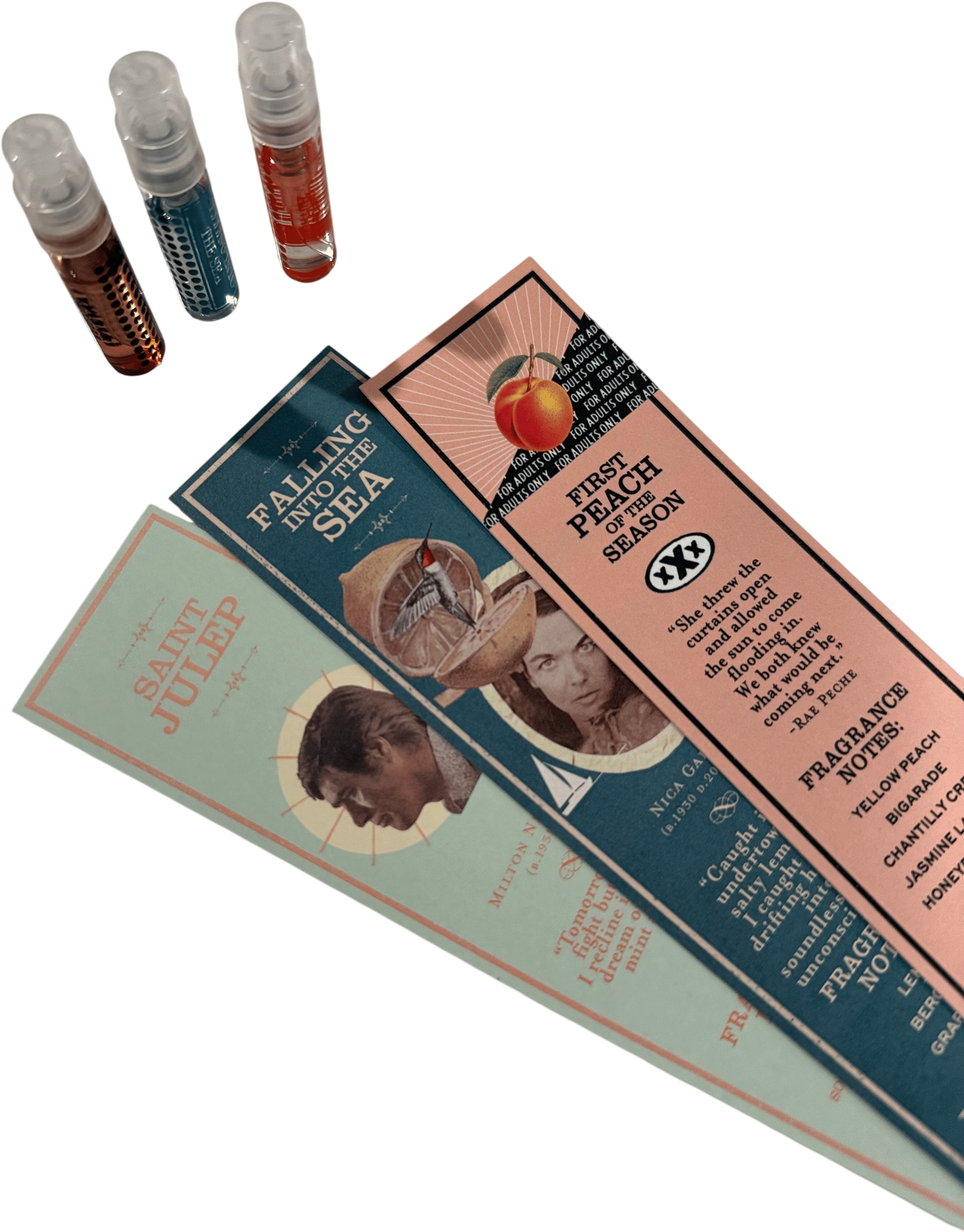 Tiny perfume samples from Imaginary Authors