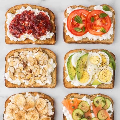 Cottage Cheese Toast Recipe