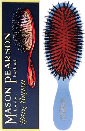 Mason Pearson Children's Blue Sensitive Bristle Hair Brush