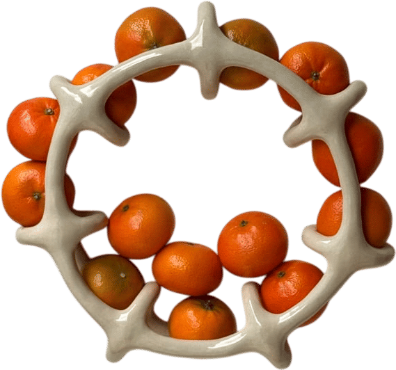 Clementine Long Small Wheel Glossy Beige