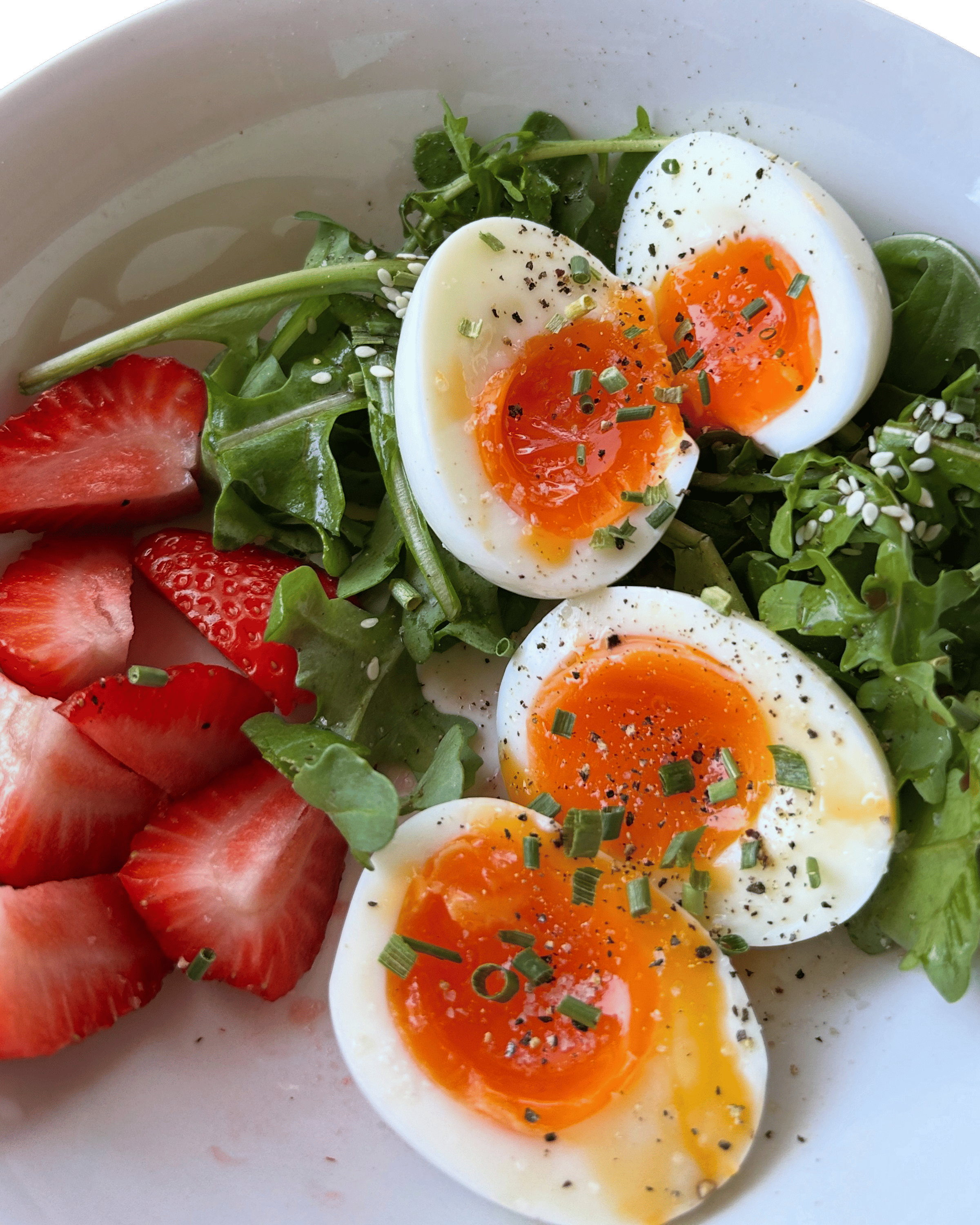 Boiled Eggs with Sprinkly Bits