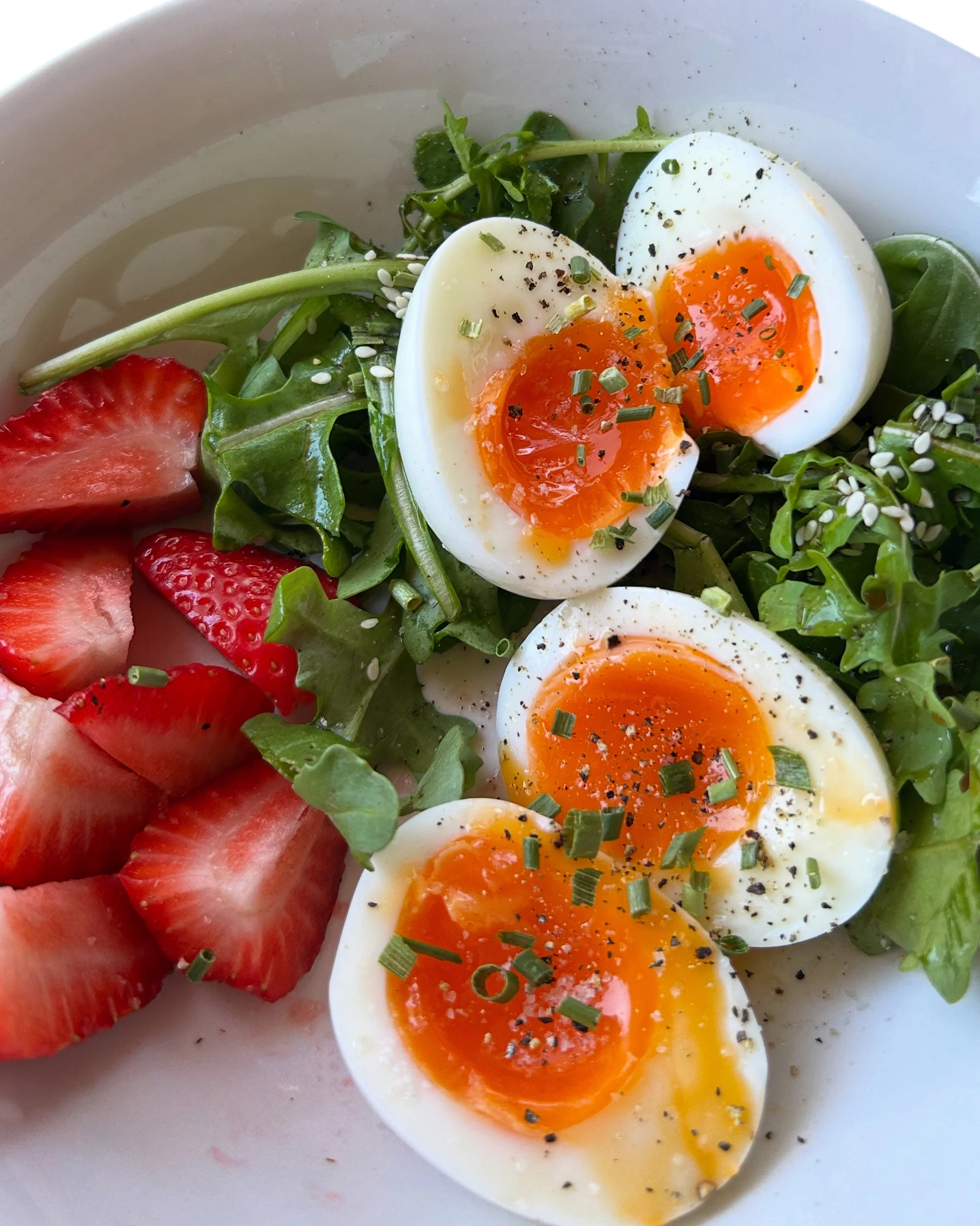Boiled Eggs with Sprinkly Bits Recipe
