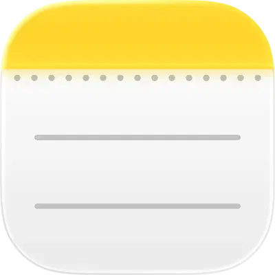 using your notes app