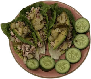 Rhubarb Tuna Salad