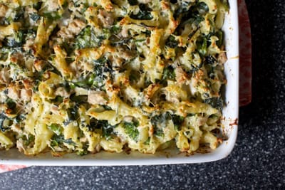 Broccoli Rabe and Sausage Pasta Bake Recipe