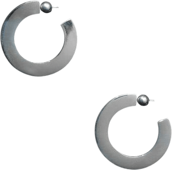 Classic hoop earrings