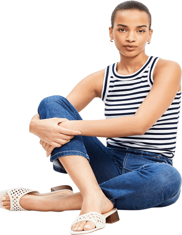 Ann Taylor loft ribbed tank