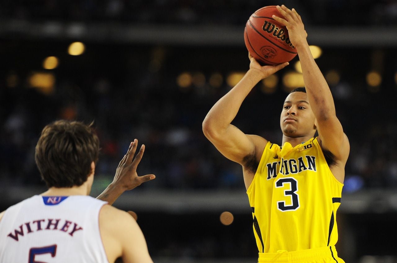 Trey Burke’ s three pointer against Kansas, 2013 NCAA tournament