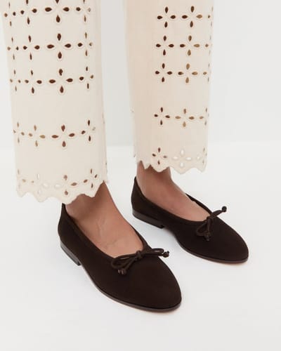 Noelle Suede Ballet Flat