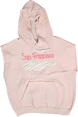 Vintage 1980s San Francisco Sleeveless Hoodie