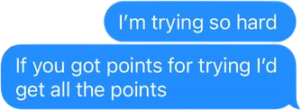 trying