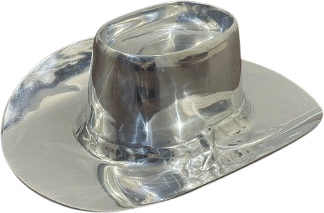 Cowboy Hat  Chip and Dip Dish