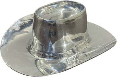 Cowboy Hat Chip and Dip Dish