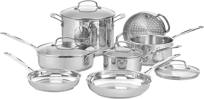 Save your money: only buy stainless steel pots and pans