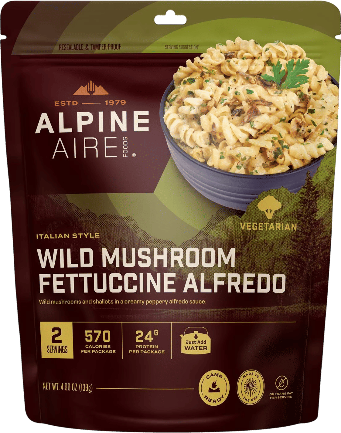 Wild Mushroom Fettuccine Alfredo