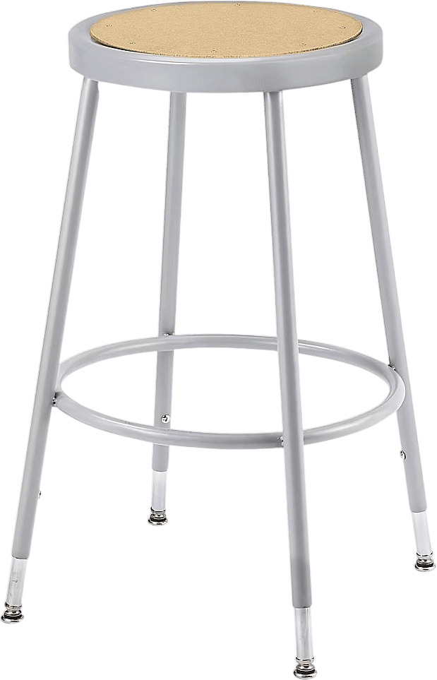 Uline Shop Stool - Metal with Adjustable Legs