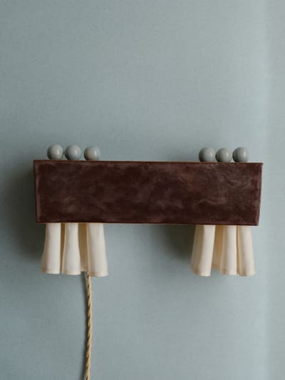 Ceramic Curtain Sconce V2