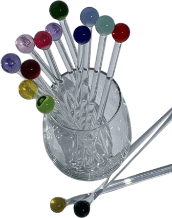 Glass Swizzle Stick