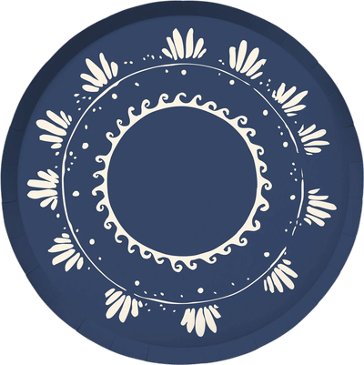 Soleil Dinner Plate Set - Denim