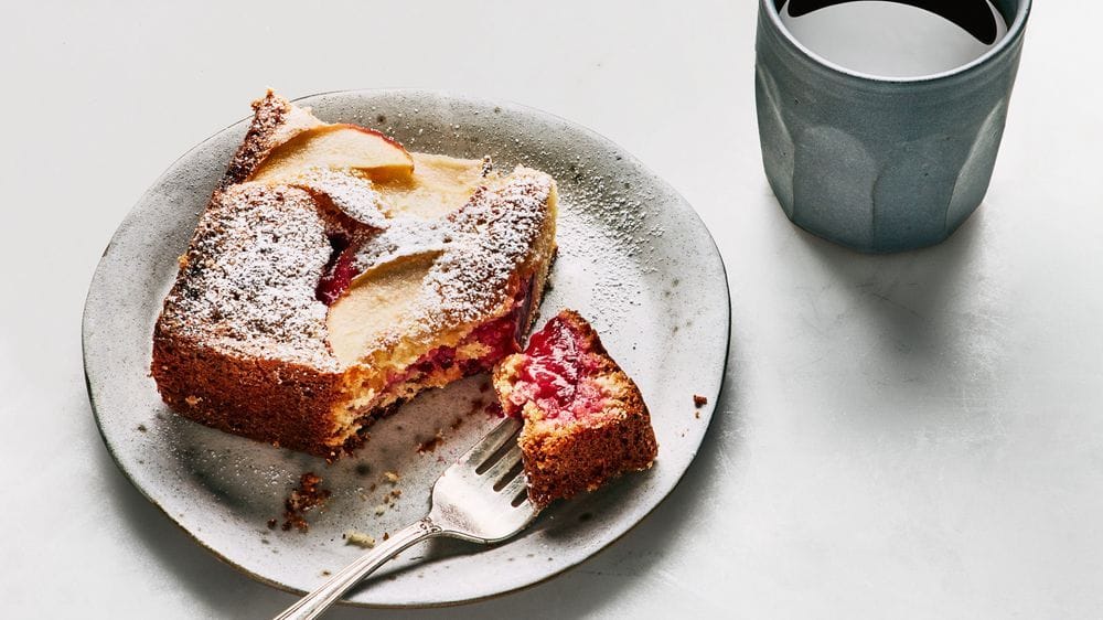 Lemon Cake with Any Fruit Recipe