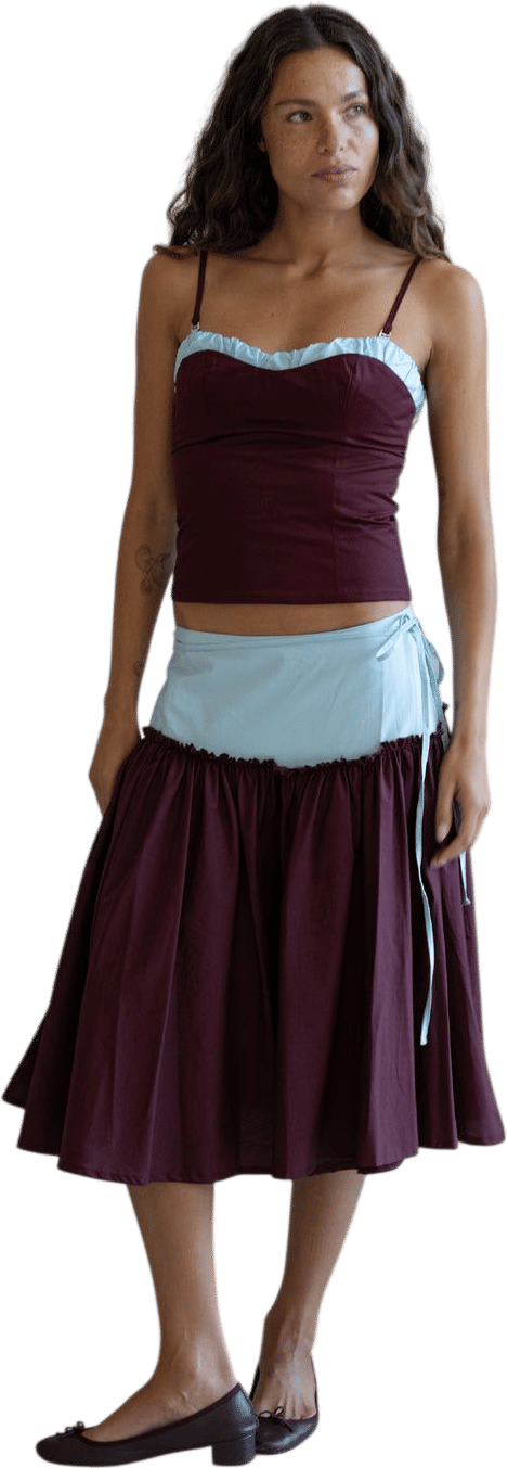 Mode Mischief Studios Costes Midi Skirt