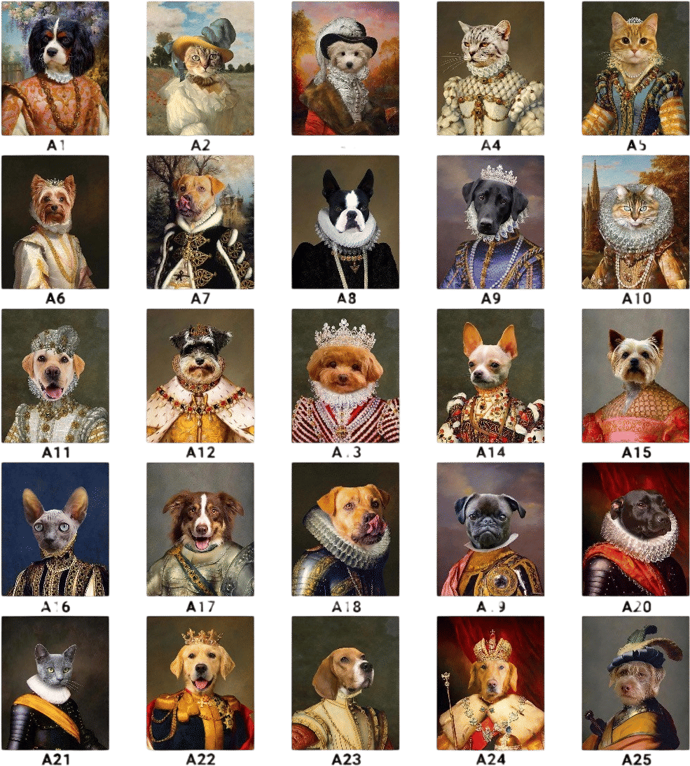 Custom pet portrait