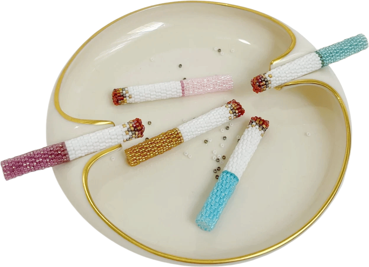 Colorful Beaded Cigarette