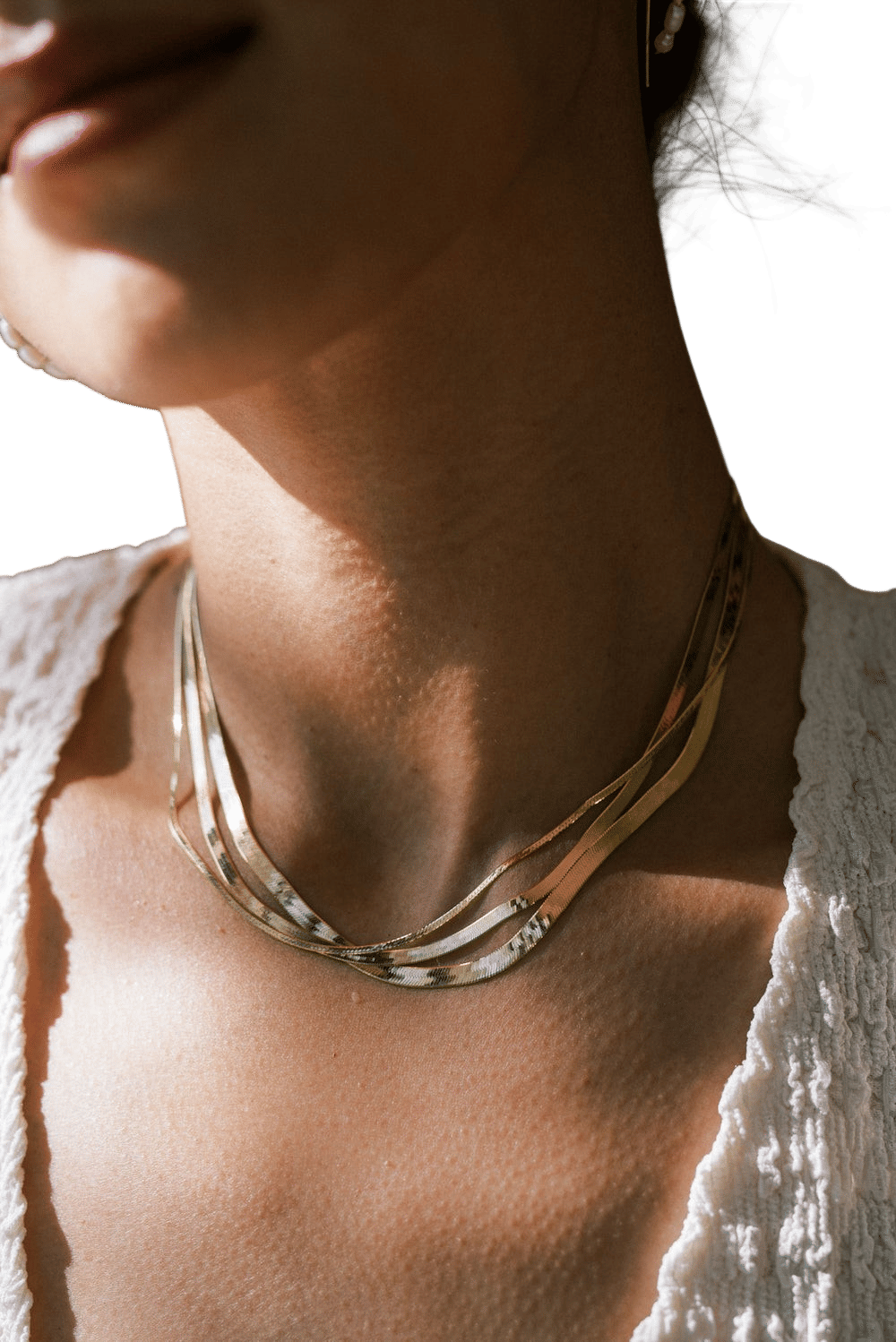 Liquid Gold Flat Chain | Sophie Hughes